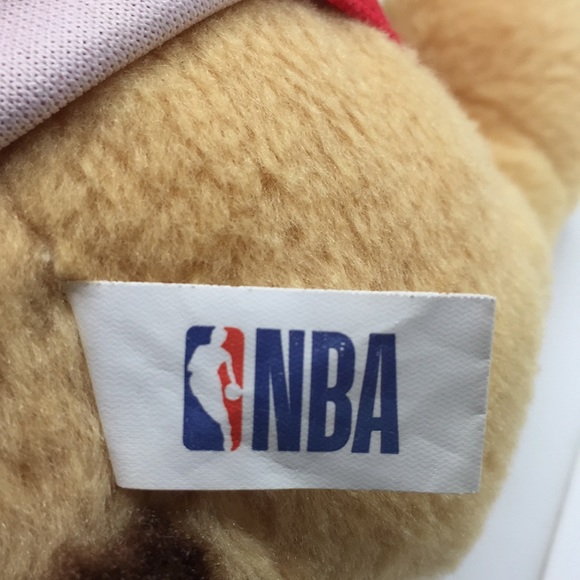 NBA Basketball Plush Stuffed Dog Wearing Red Shirt Sports oy - Picture 5 of 8